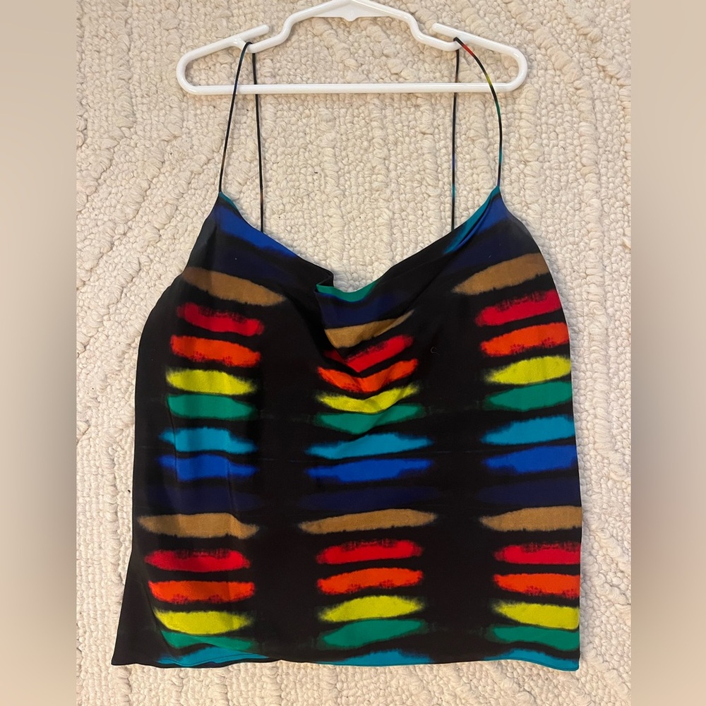 Alice + Olivia Silk Harmon Top Size S